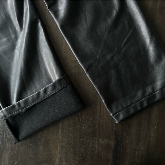 A&B Curve Love Vegan Leather Pants - Picture 13 of 14